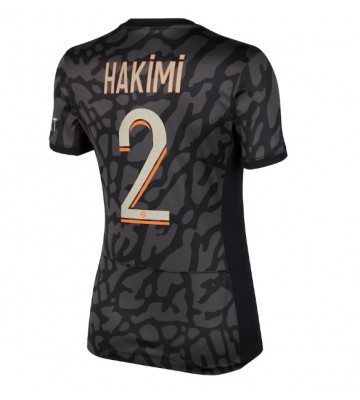 Paris Saint-Germain Achraf Hakimi #2 Koszulka Trzecich Kobiety 2023-24 Krótki Rękaw